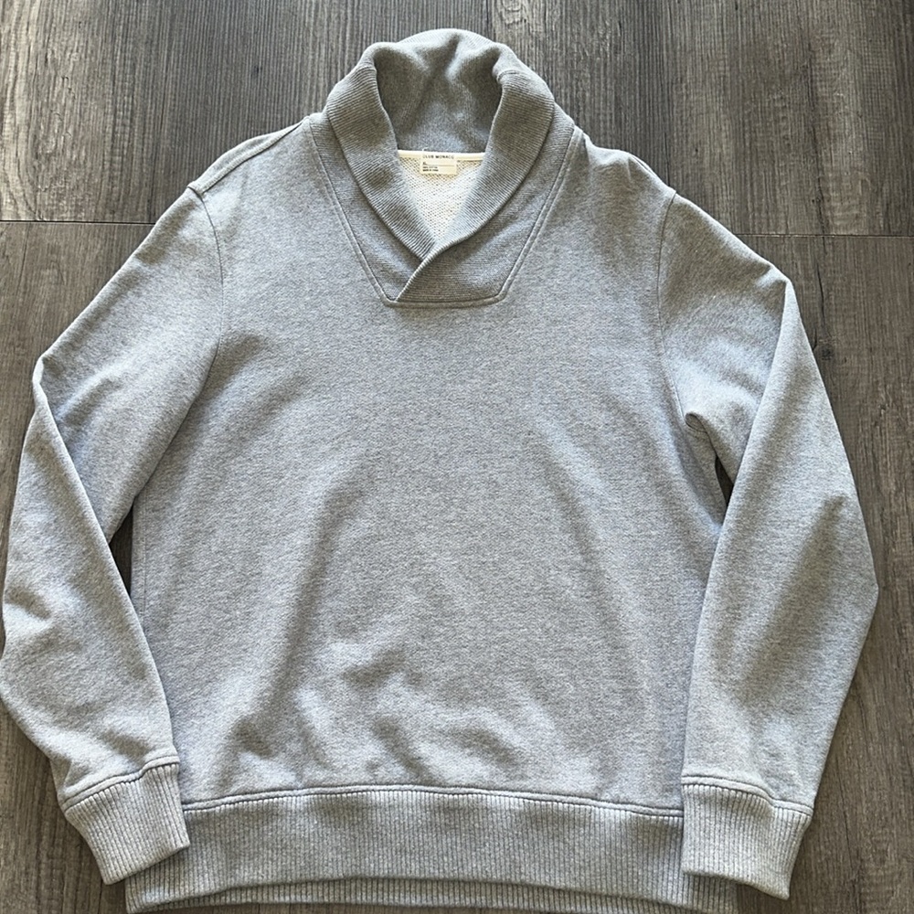 CLUB MONACO| shawl-neck mens sweater
